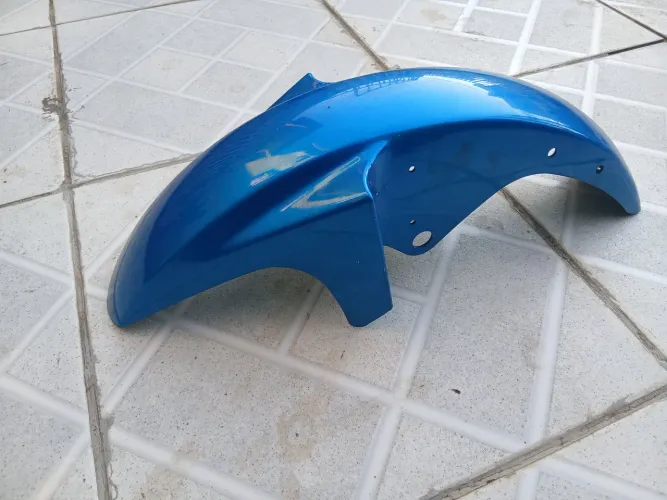 Paralama dianteiro ybr 2000 a 2008 azul claro