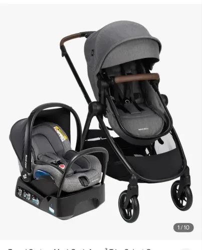 Carrinho de bebê Max Cosi com Bebê conforto