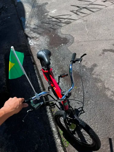Bicicleta aro 20 pro-x série 1 vermelha 