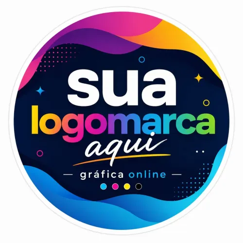 Adesivos com sua logomarca 