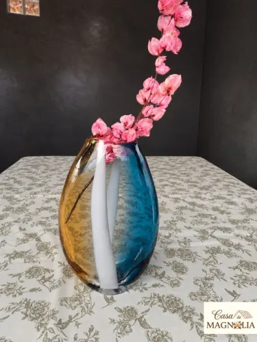 Vaso Maida em Vidro Murano 22x34cm - MEK Jolitex