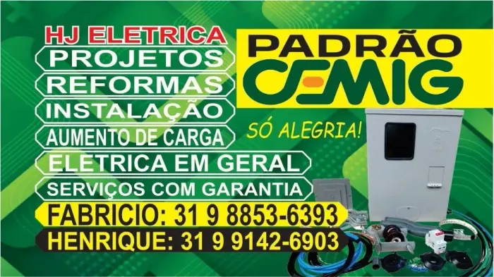 Eletrica residencial e Padrão cemig 