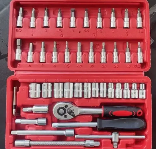 Kit de Soquetes com 46 Peças + Maleta R$ 65
