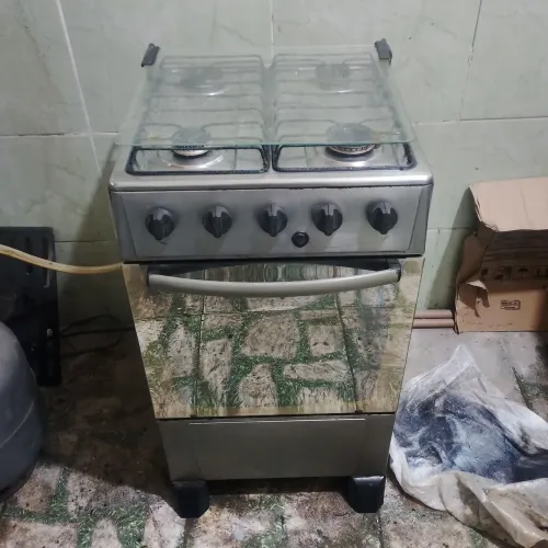 FOGÃO DE INOX ESPELHADO MANUAL FUNCIONANDO PERFEITAMENTE 