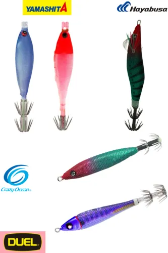 ZANGARILHOS PARA PESCA DE LULA (KIT 3)