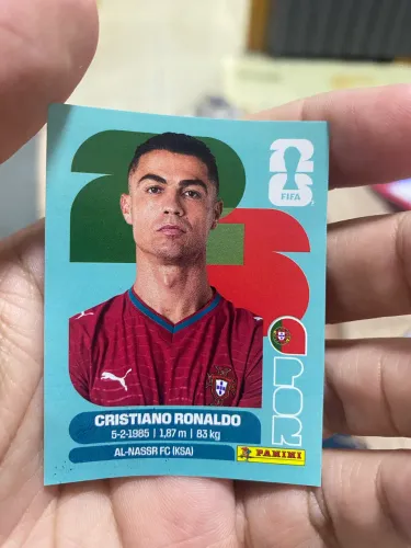 Figurinha cristiano ronaldo cr7