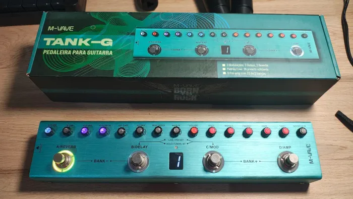 Tank G Pedaleira de Guitarra