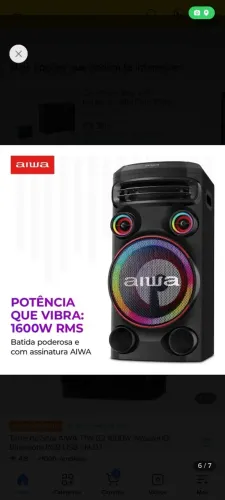 Caixa torre AIWA