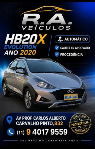 Hyundai HB20X Evolution 1.6 Flex 16V AUT 2020