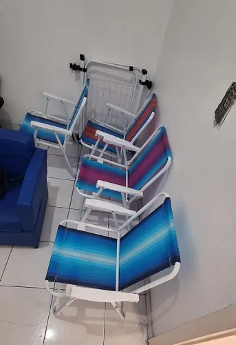 4 cadeiras de praia