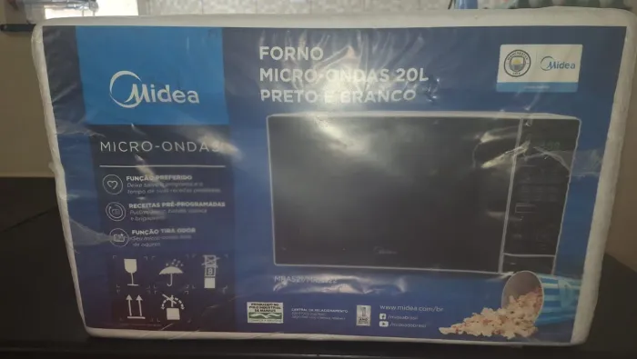Micro-ondas Midea 20l 220v NOVO