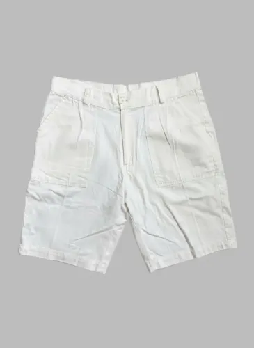 Bermuda Sarja Branca Masculina - Tamanho G (42)