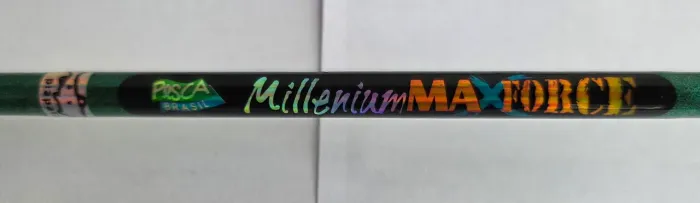 Vara de pesca Molinete Pesca Brasil Milênium Maxforce cabo up-set