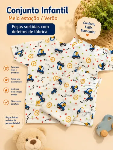 Lote pijamas 24 peças com defeito de fábrica 
