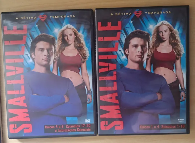 DVDs Smallville Sètima Temporada DC Comics 6 discos como novos