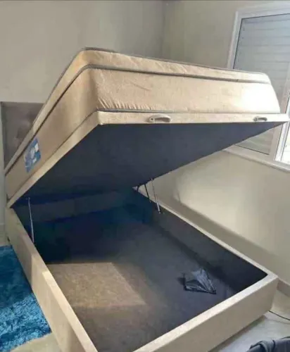 BASE BAU CASAL + COLCHAO D33 COM MOLAS OU SEM NOVA DE FABRICA OTIMA QUALIDADE FRETE GRATIS