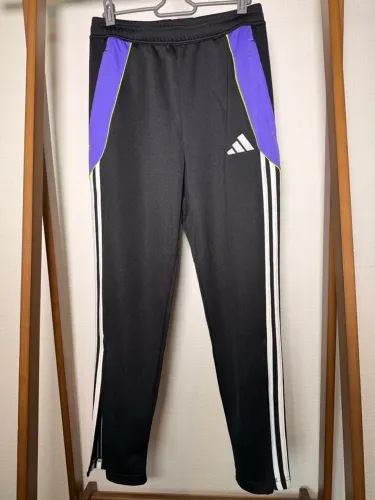 calça adidas tiro 24 preta roxo treino 100% original com nf de compra do japão