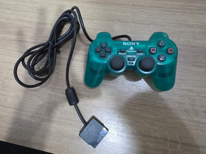 Controle Dualshock 2 Green Verde