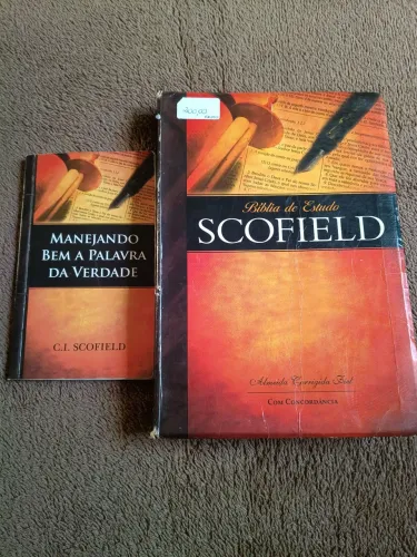Bíblia de estudo Scofield + manejando bem a palavra da verdade