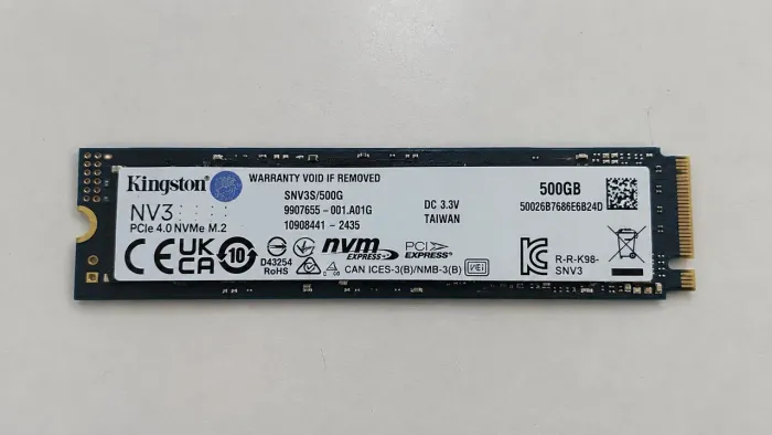 SSD NVME KINGSTON 500GB