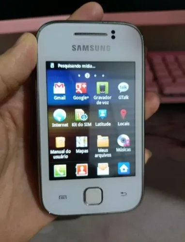 celular samsung galaxy y gt-s5360b branco(item colecionador)