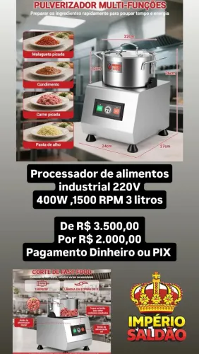 Processador de alimentos industrial