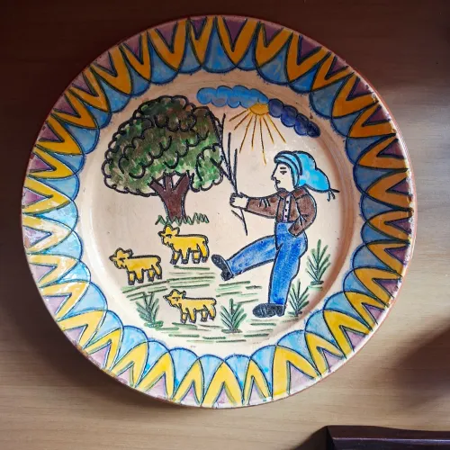 Cerâmica Decorativa Portuguesa ALENTEJANA Assinada por REDONDO 70s