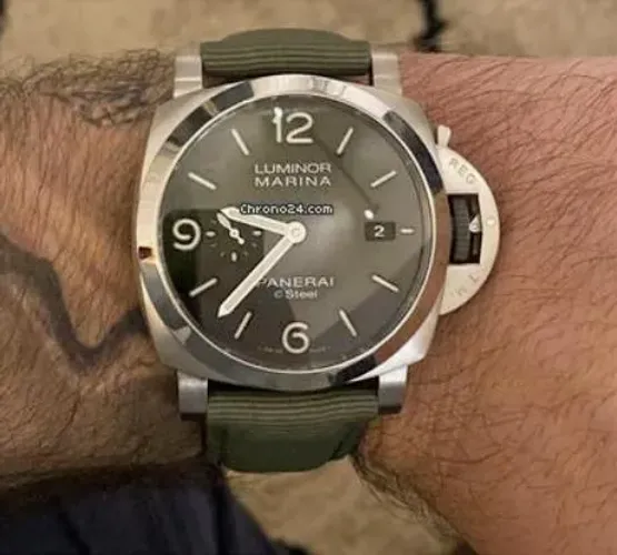 Panerai Luminor Marina PAM01356 Verde eSteel 44mm Ed. 81/500 Full Set