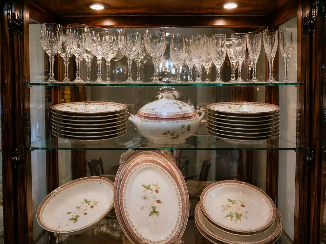 Jogo de Jantar Vintage -selo Porcela Real