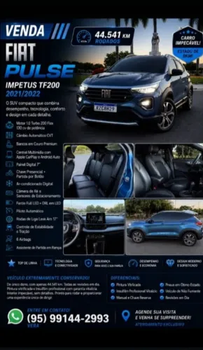 Fiat Pulse Impetus 1.0 Turbo 200 Flex Aut. 2022