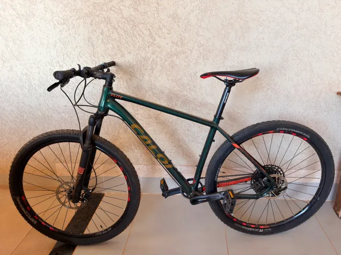 Bicicleta Caloi Elite SRAM SX 12v - Aro 29 - Tam. G - Seminova, 4 meses de uso
