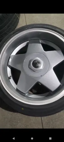 Rodas borbet aro 17 pneus novos.