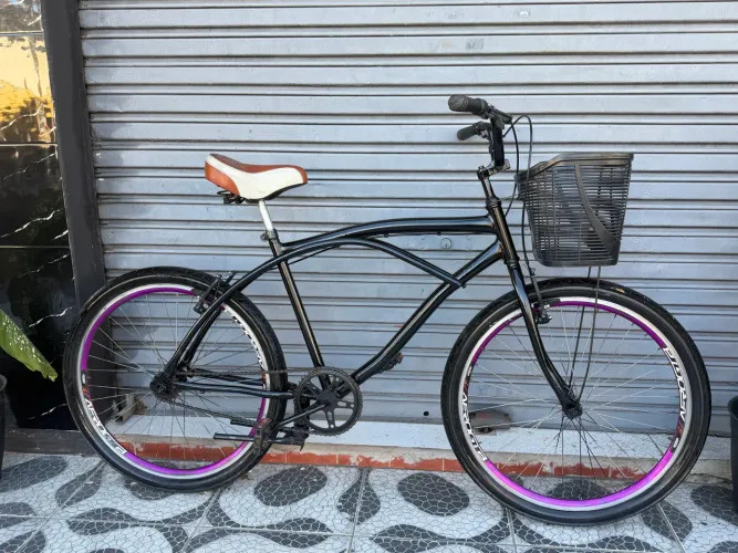 Bicicleta caiçara aro 26 revisada com nota