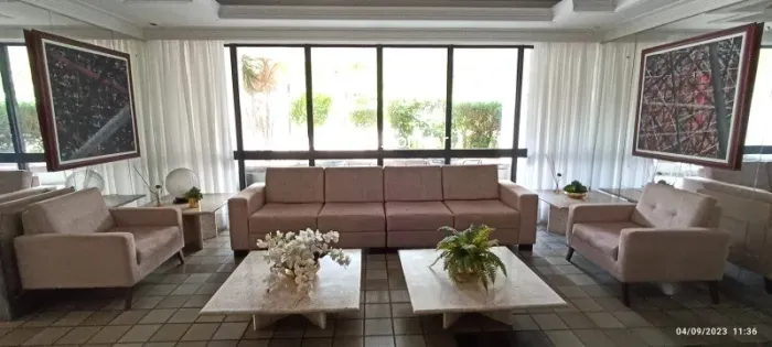 Apartamento Quarto e Sala, Suite com Closet, Mobiliado e Decorado, para Aloguel no Edifíci