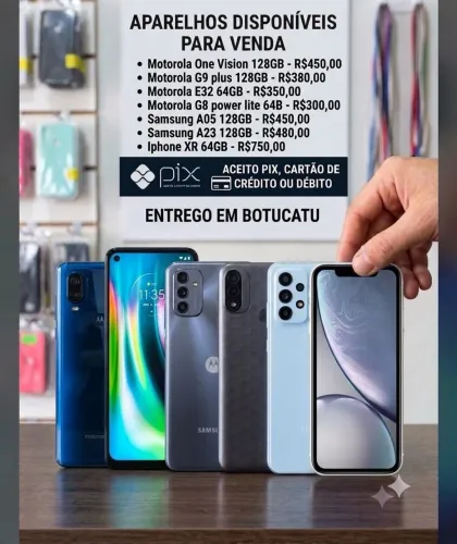 Celulares de varios modelos