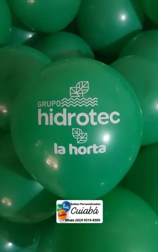 Balões de Látex Personalizados com logo para feitas e exposição 