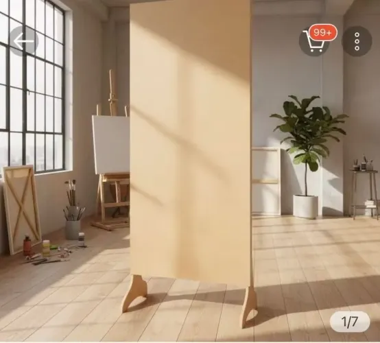 2 Painéis Quadro Retangular Liso Decoração
