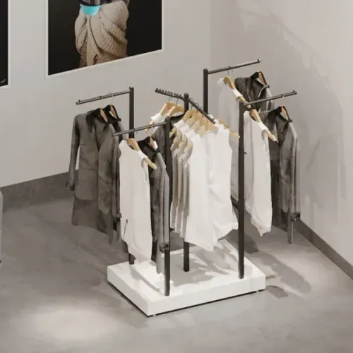 Expositor de Roupas em MDF Base com 6 cabideiros Robust