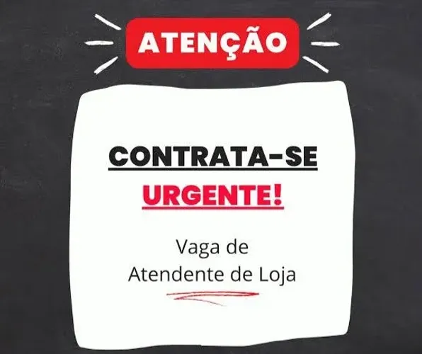 CONTRATA-SE HOMEM P/ SERVIÇOS GERAIS EM LOJA
