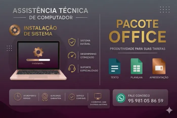 Técnico em informática - formatação