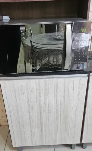 Microondas Mondial 34L Espelhado 127V - Perfeito Estado
