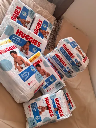 Fraldas HUGGUIES Rápida Absorção 0,70