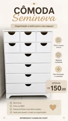 Cômoda gaveteiro