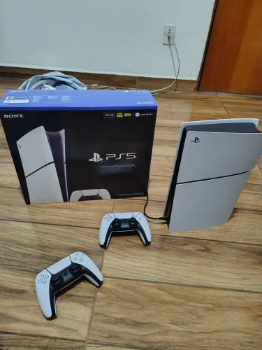 PS5 Slim [4 Meses de Uso] + 2 Controles Originais + Caixa ? Impecável