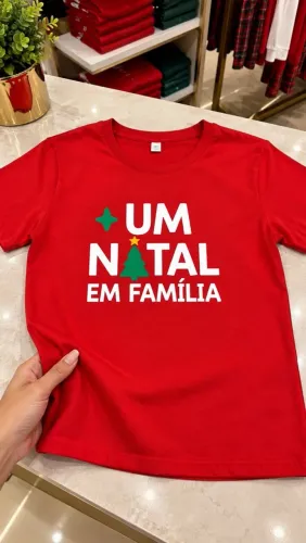 Camisa para Natal em família