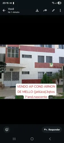 Apartamento no Comjunto Arnon de Melo, 1 andar, 3 quartos, Nascente, Uma vaga de garagem