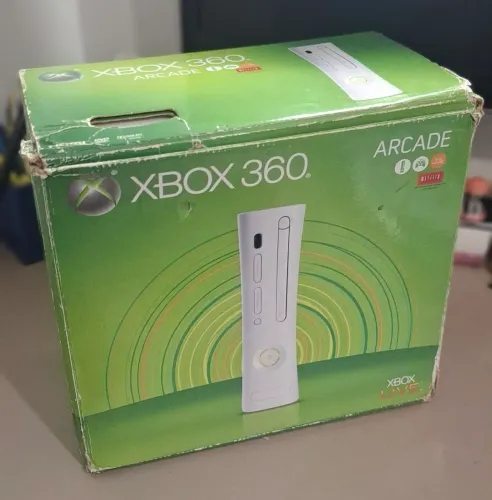 Caixa Original XBOX 360 Arcade