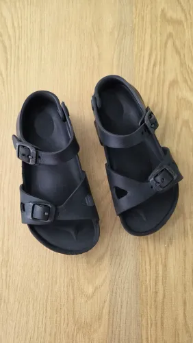 sandália birkenstock infantil preta 27
