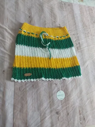 Saia crochê copa