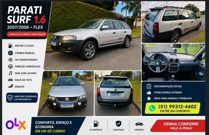 Volkswagen Parati Surf 1.6 MI Total Flex 2008